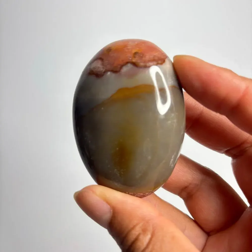 Mookaite Jasper Oval Palm Stone